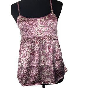 Rachel Ashwell Floral‎ Pajama Set Cami Top Shorts Loungewear Sleepwear Soft